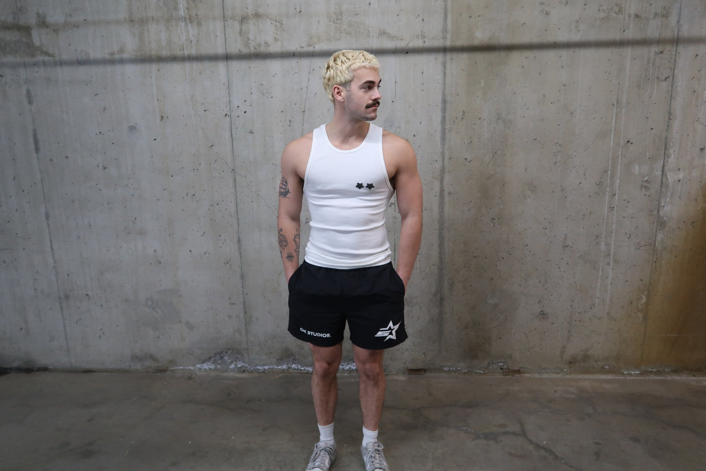 STAR TANK TOP - WHITE