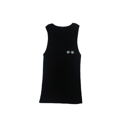 STAR TANK TOP - BLACK